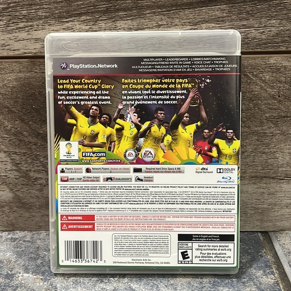 5 fir $40 - Adidas 2014 FIFA World Cup Brazil PS3 Game - Picture 4 of 4
